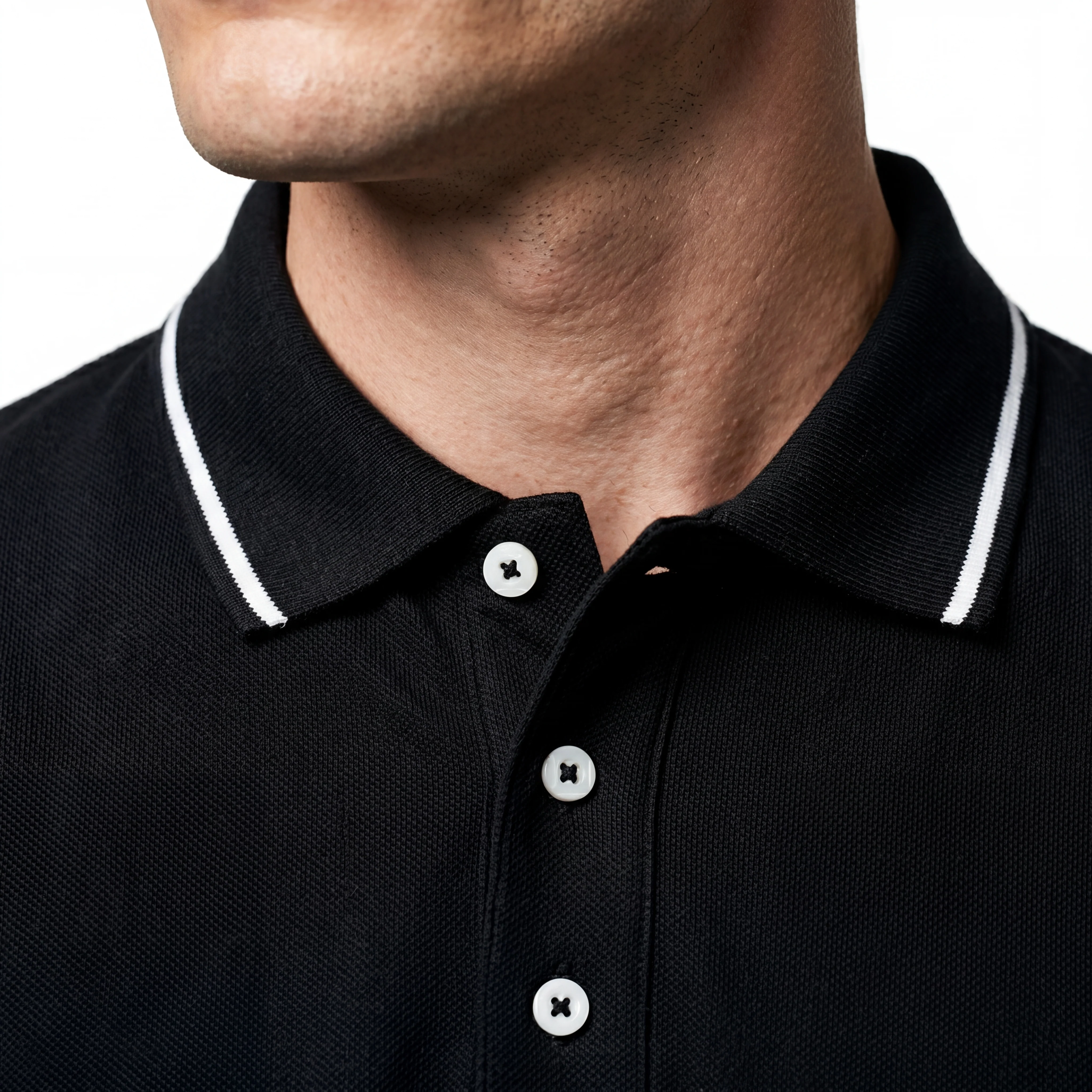 Black Summer Polo - Image 3