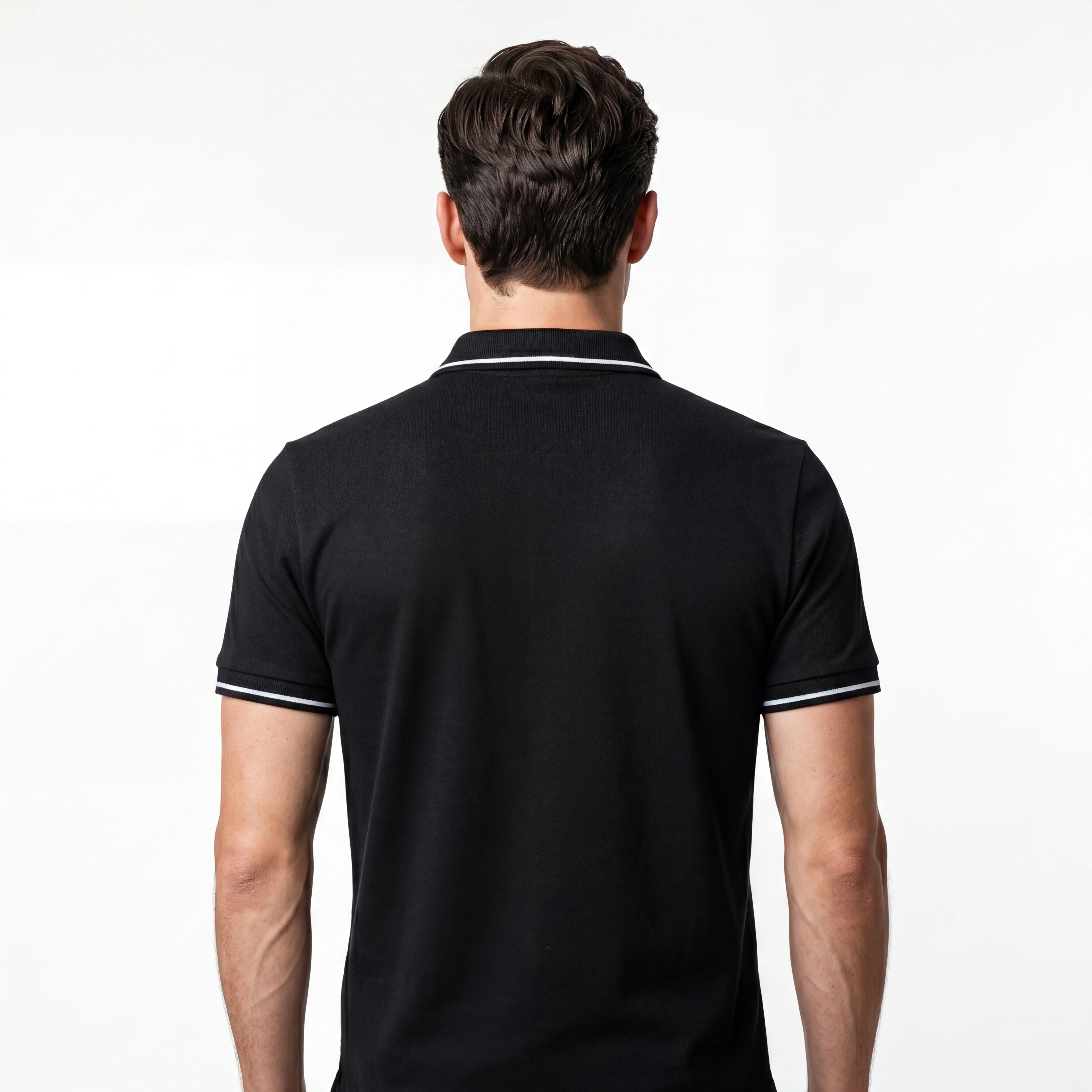 Black Summer Polo - Image 4