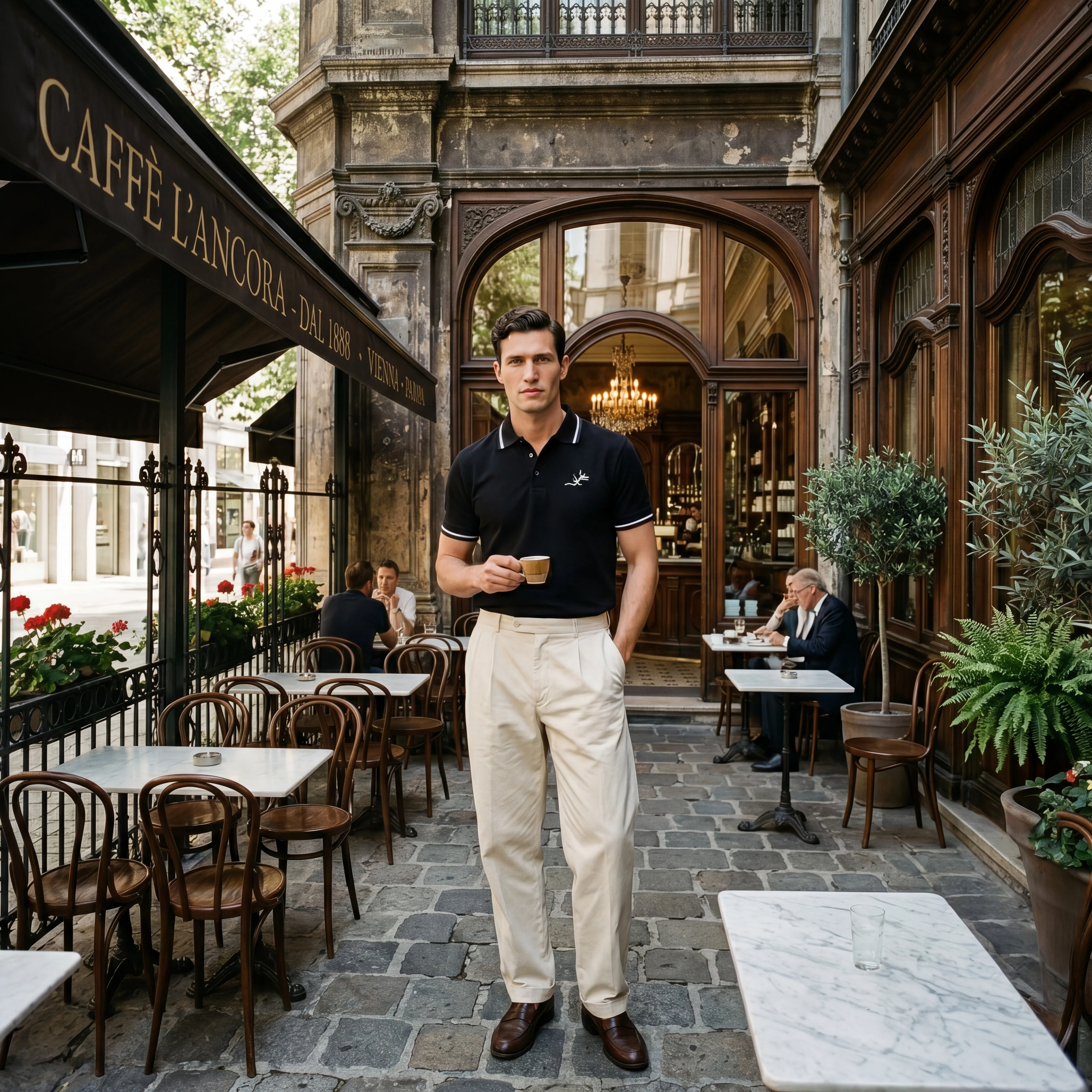 Black Summer Polo - Image 5