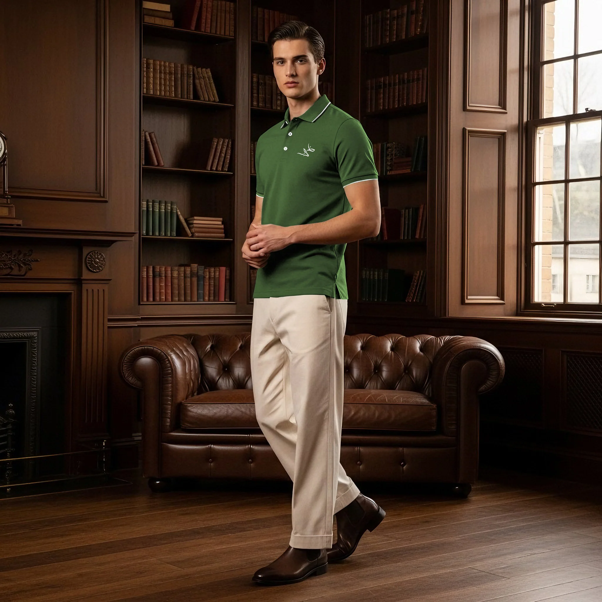 Green Summer Polo - Image 5