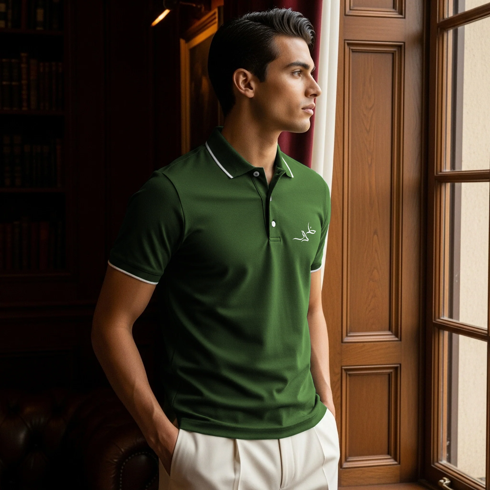Green Summer Polo - Image 7