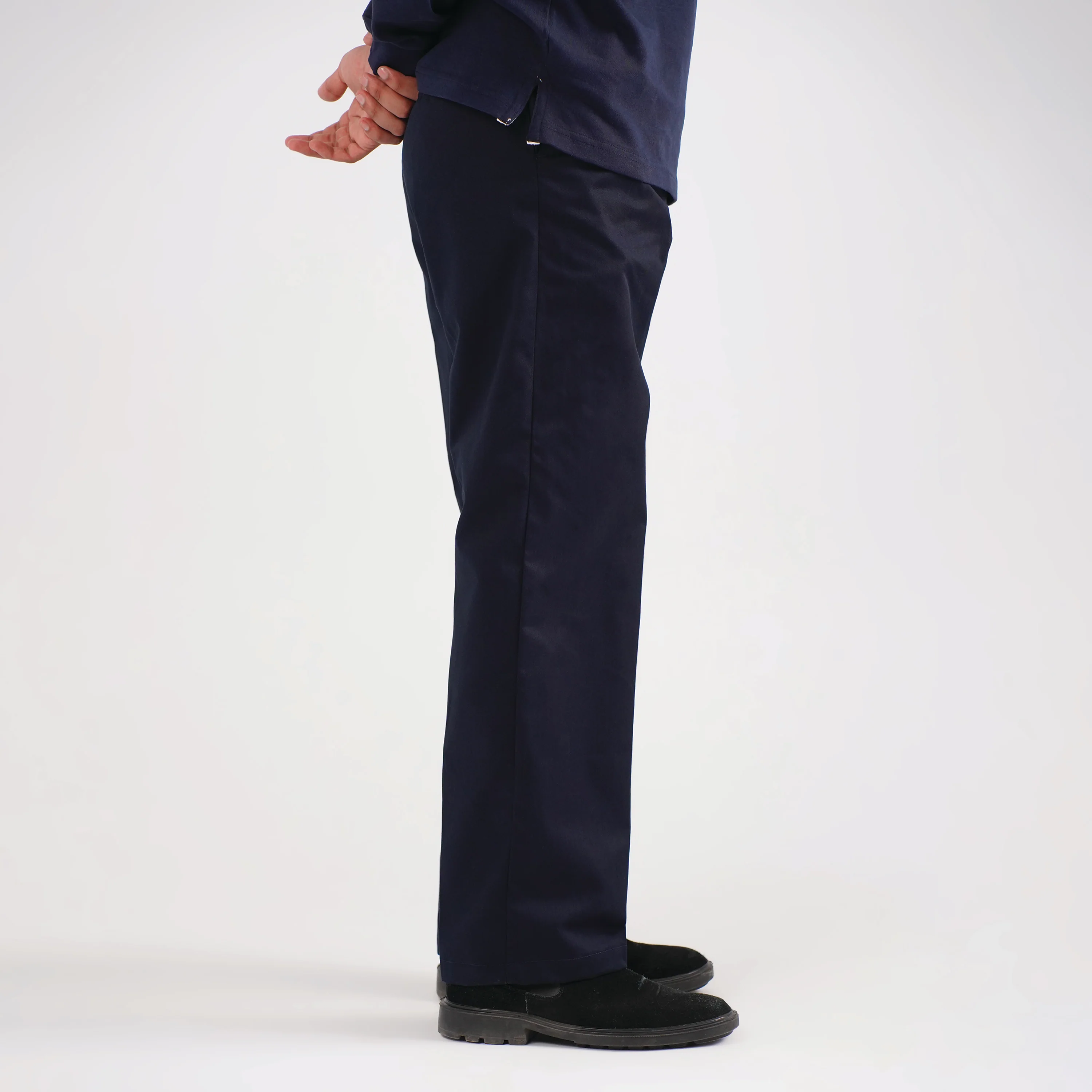 Old Money Navy Blue Pants - Image 3