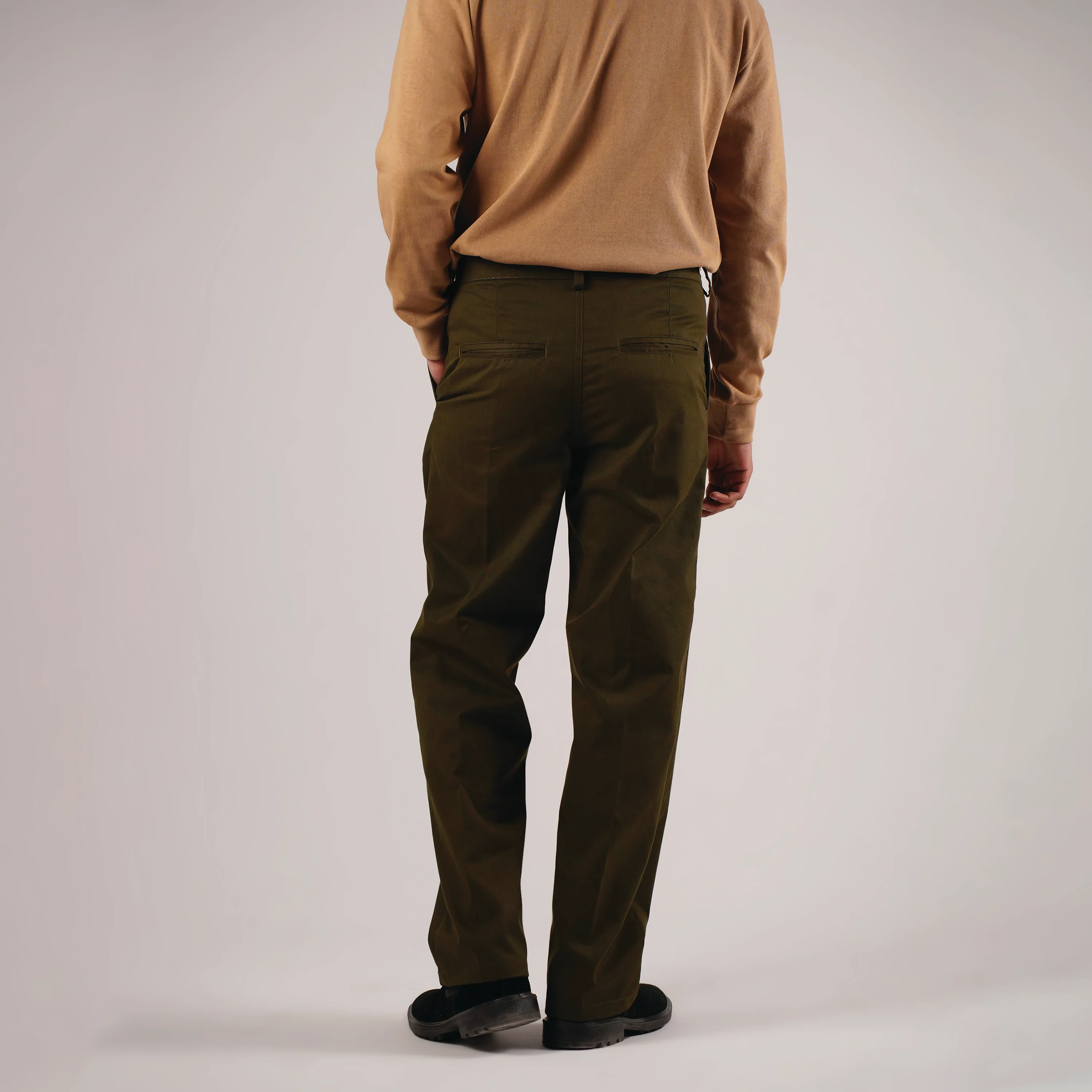 Old Money Olive Green Pants - Image 6