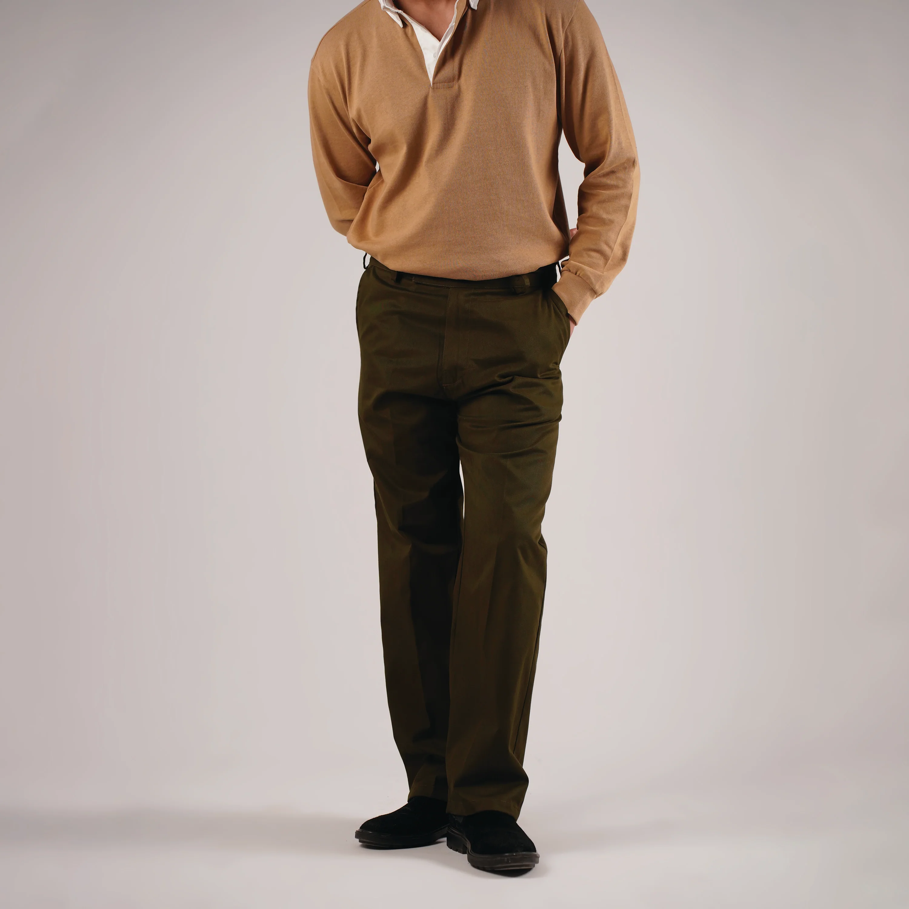Old Money Olive Green Pants - Image 7